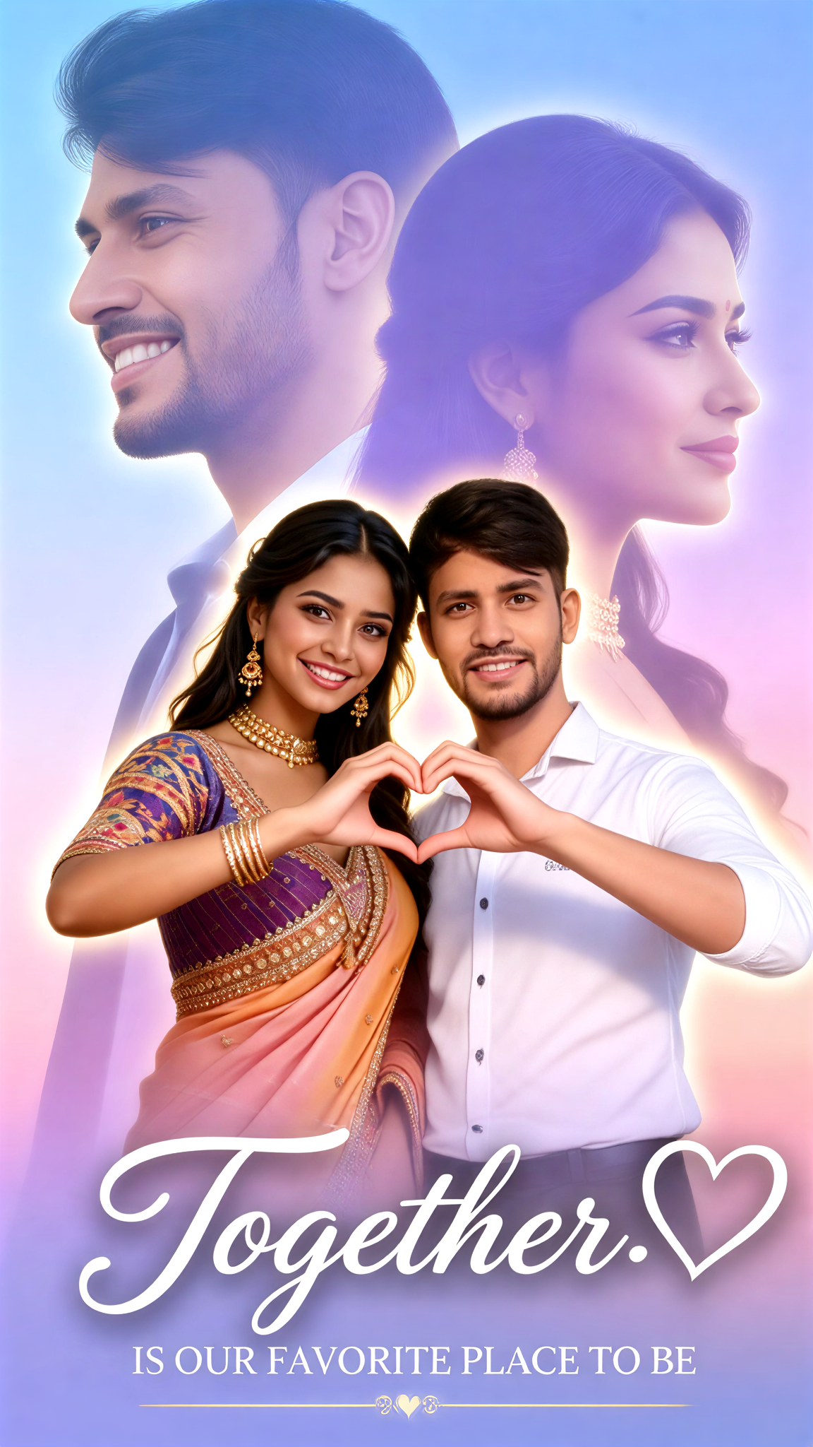 Couple Heart Hands image