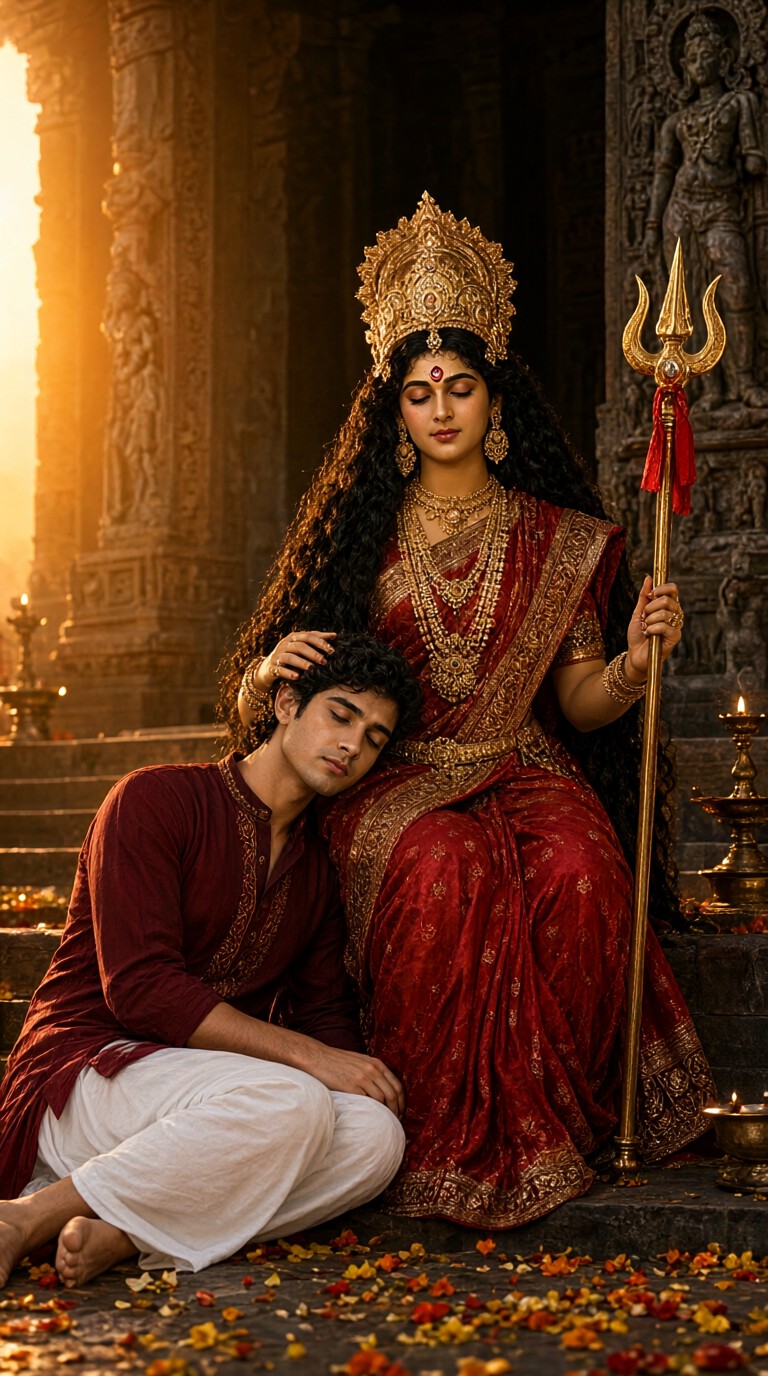 Soothing the deities at the Nine Nights Festival image
