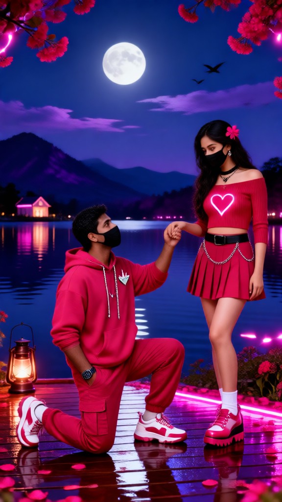 Pareja rosa estilo Barbie image
