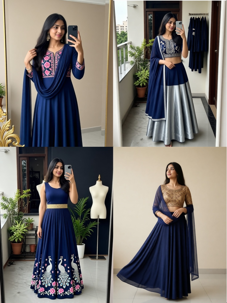 A Collection of Lengha Formal Wear Outfits image