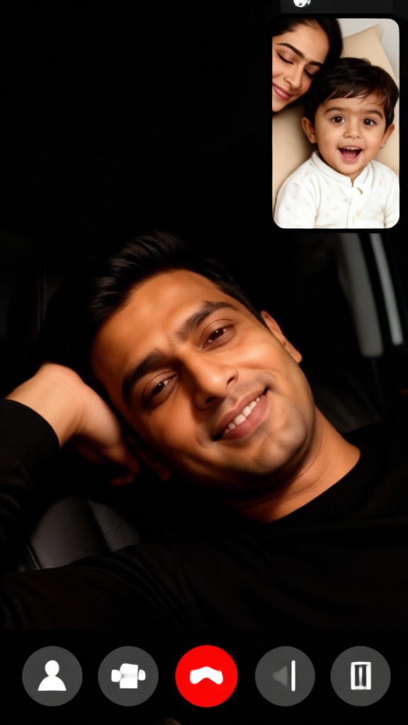 Facetime With My Wife And Baby image
