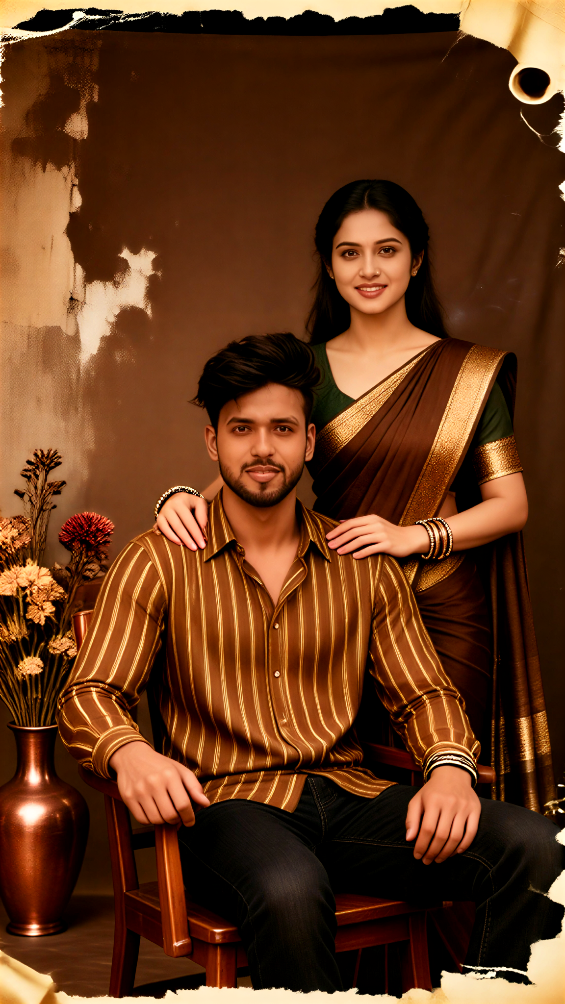80s Bronze Couple image