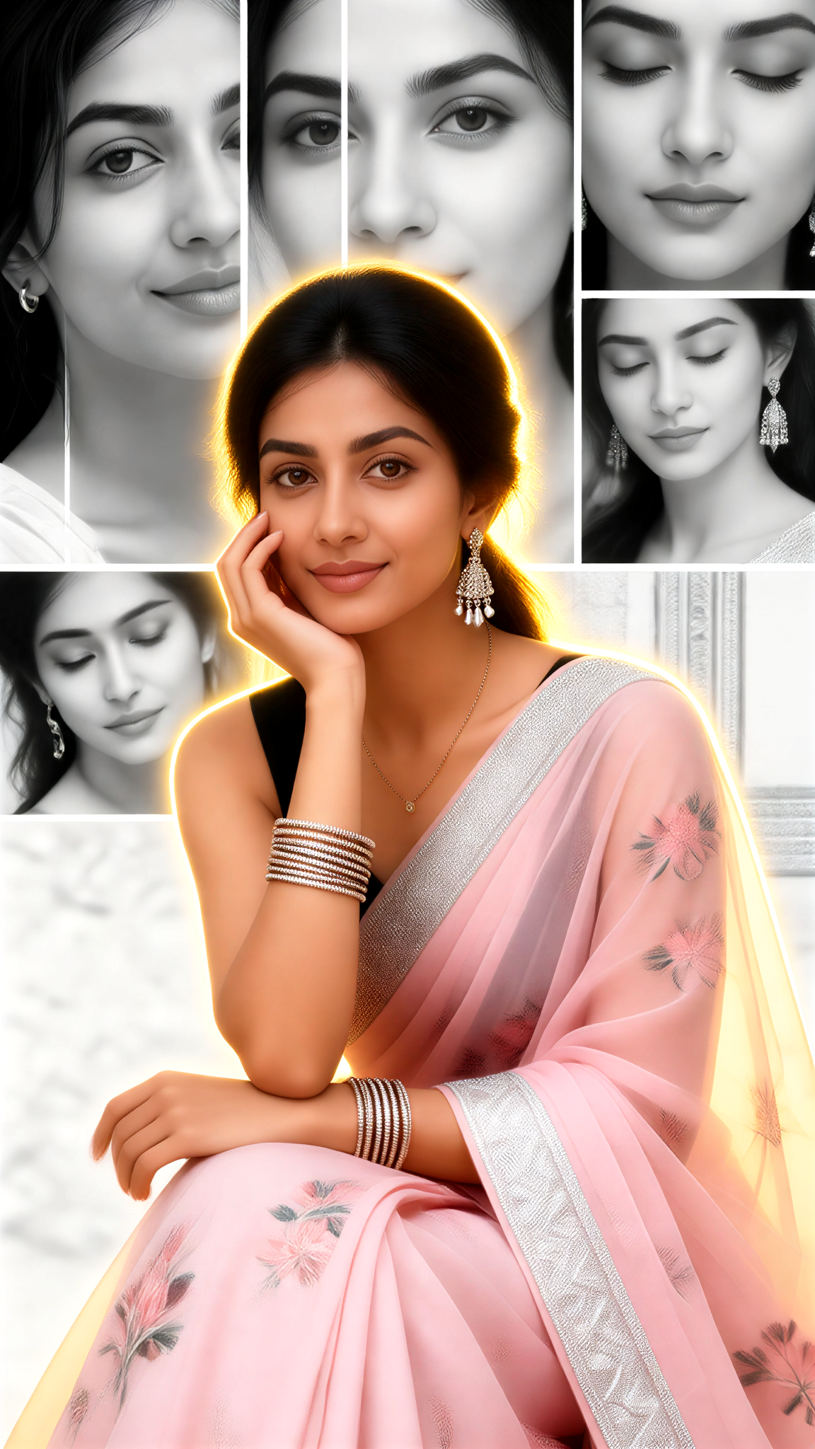 Four-Panel Sari Poster image
