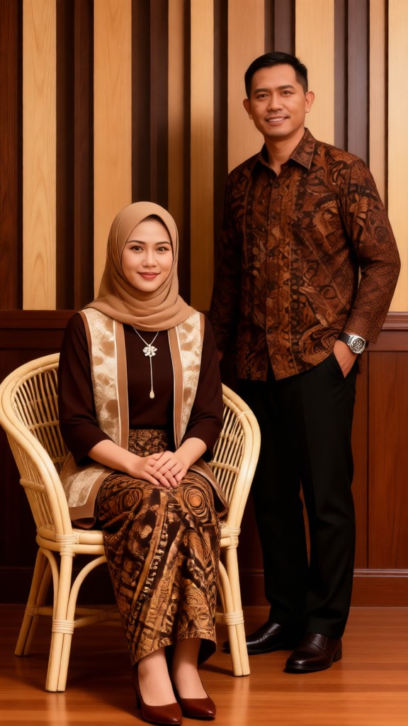 Subtle Floral Patterns: Couple Photo Shoot image