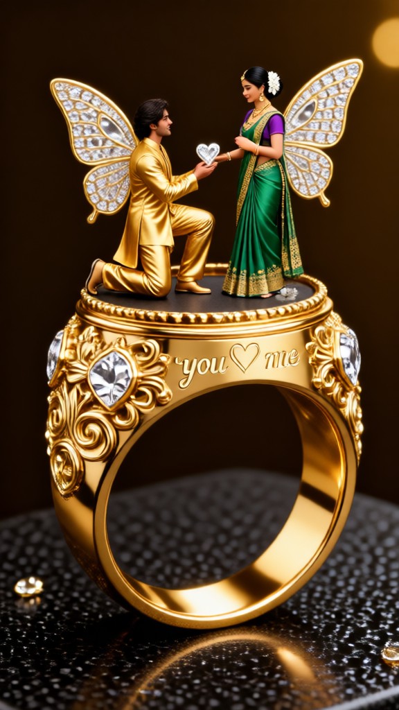 Anillos de compromiso y aniversario image