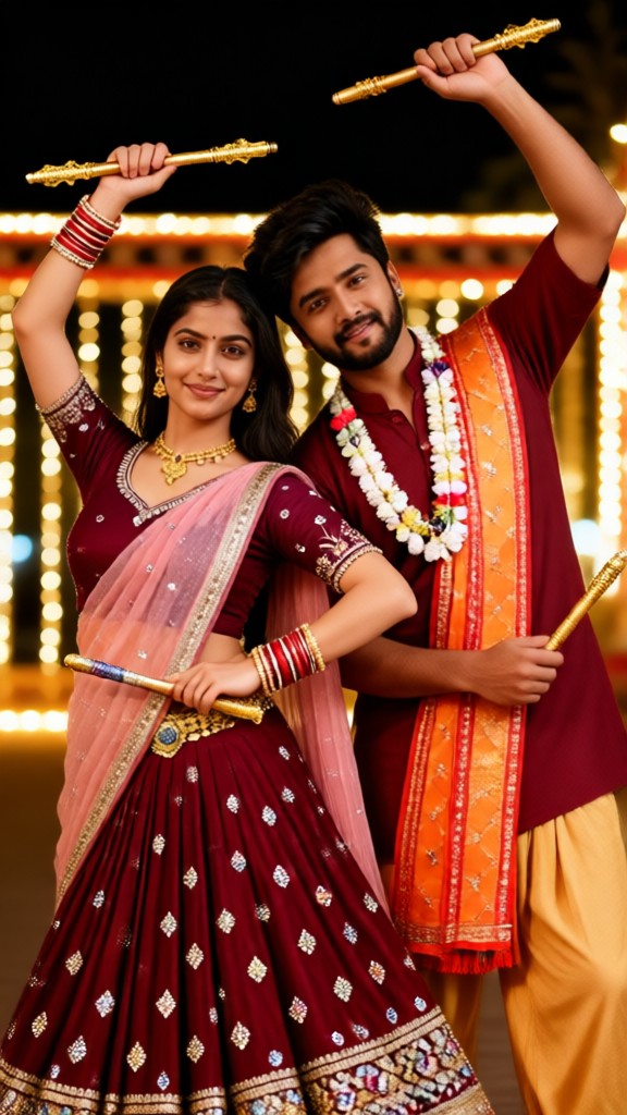 Garba dance during Navaratri image