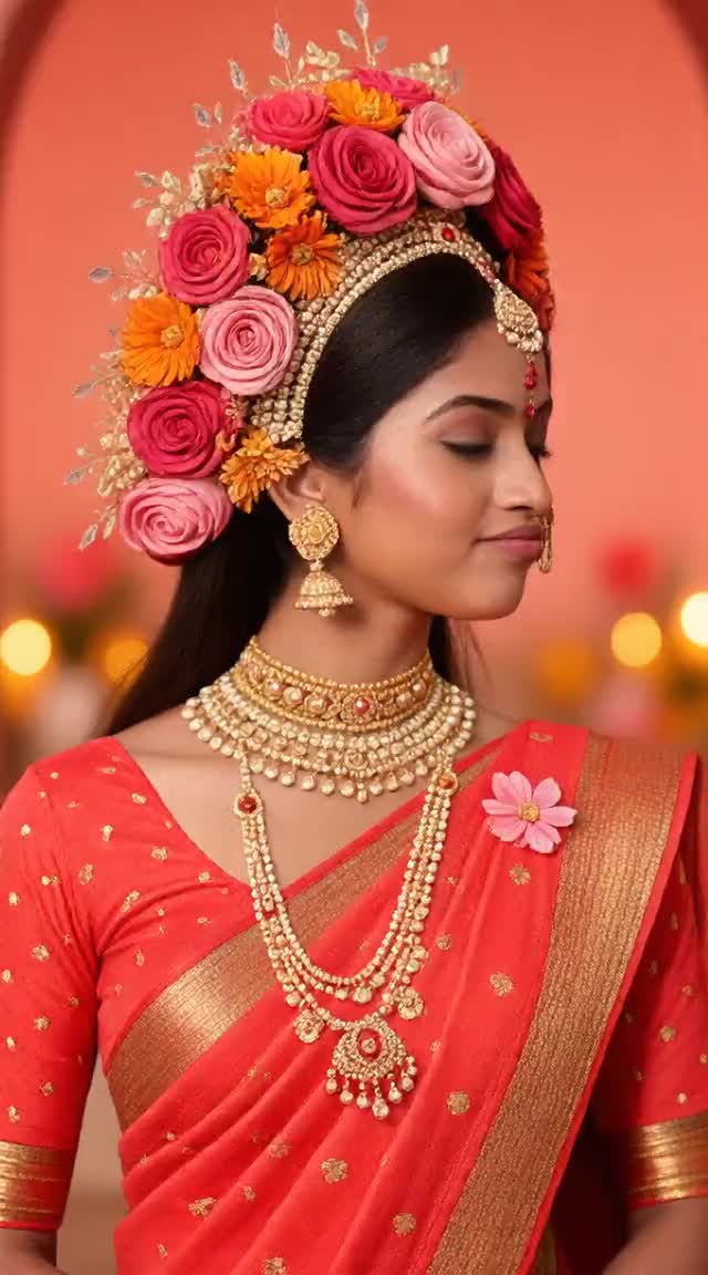 Transform into the adorable Radha Rani image