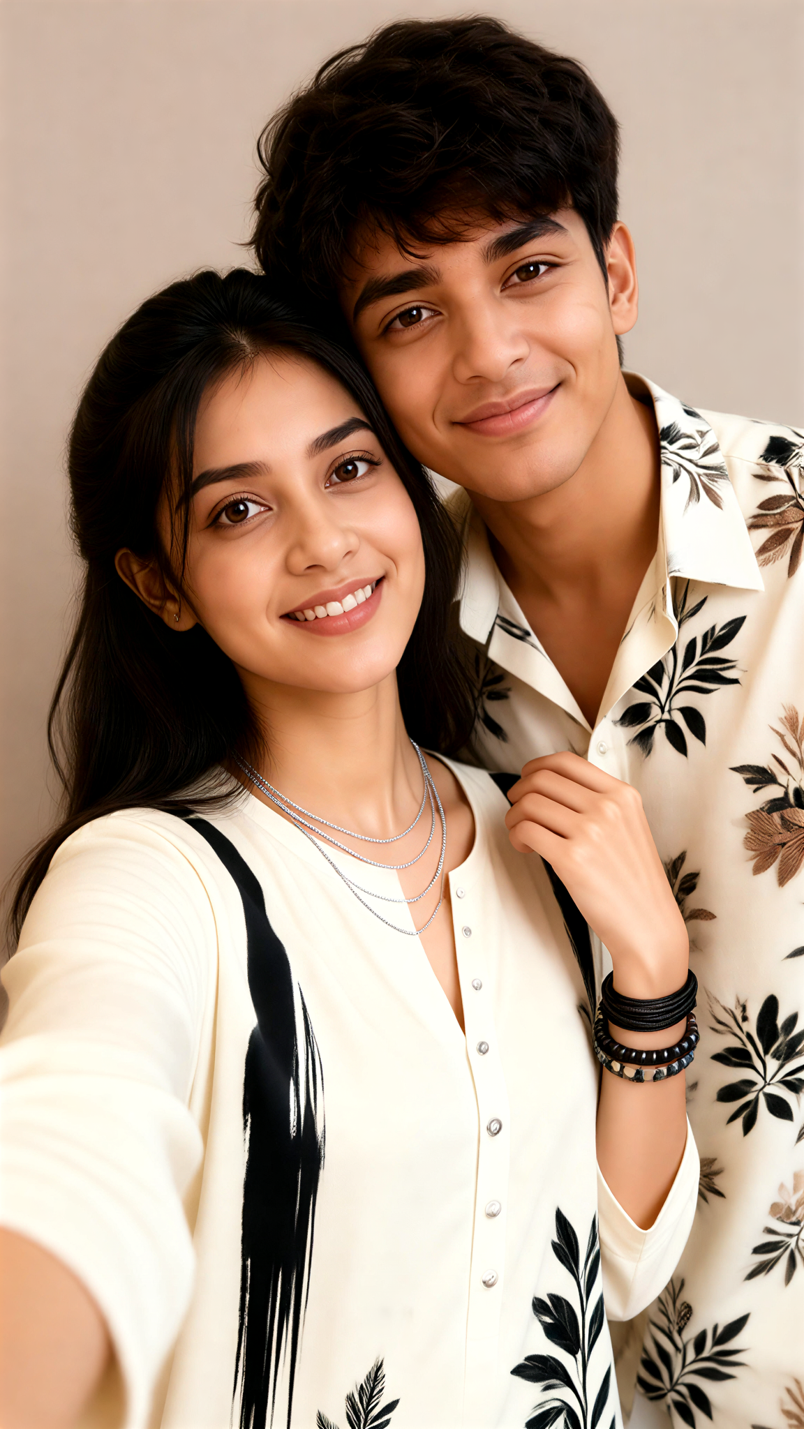 Selfies in Matching Outfits image