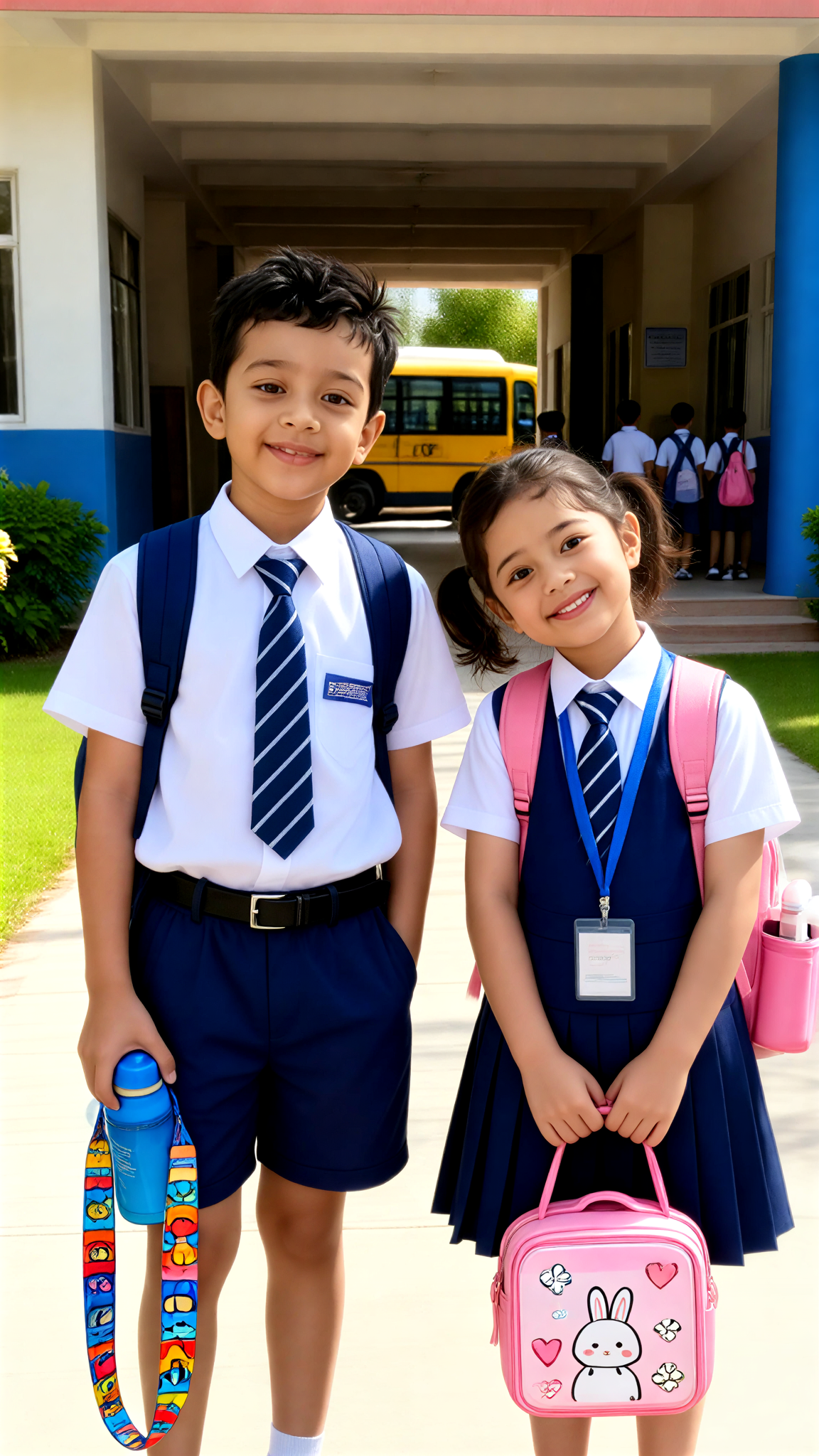 Young Students on Campus image