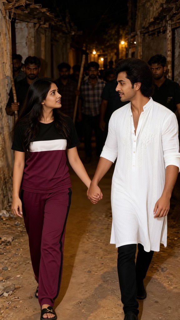 Holding A Woman's Hand And Run-02 image