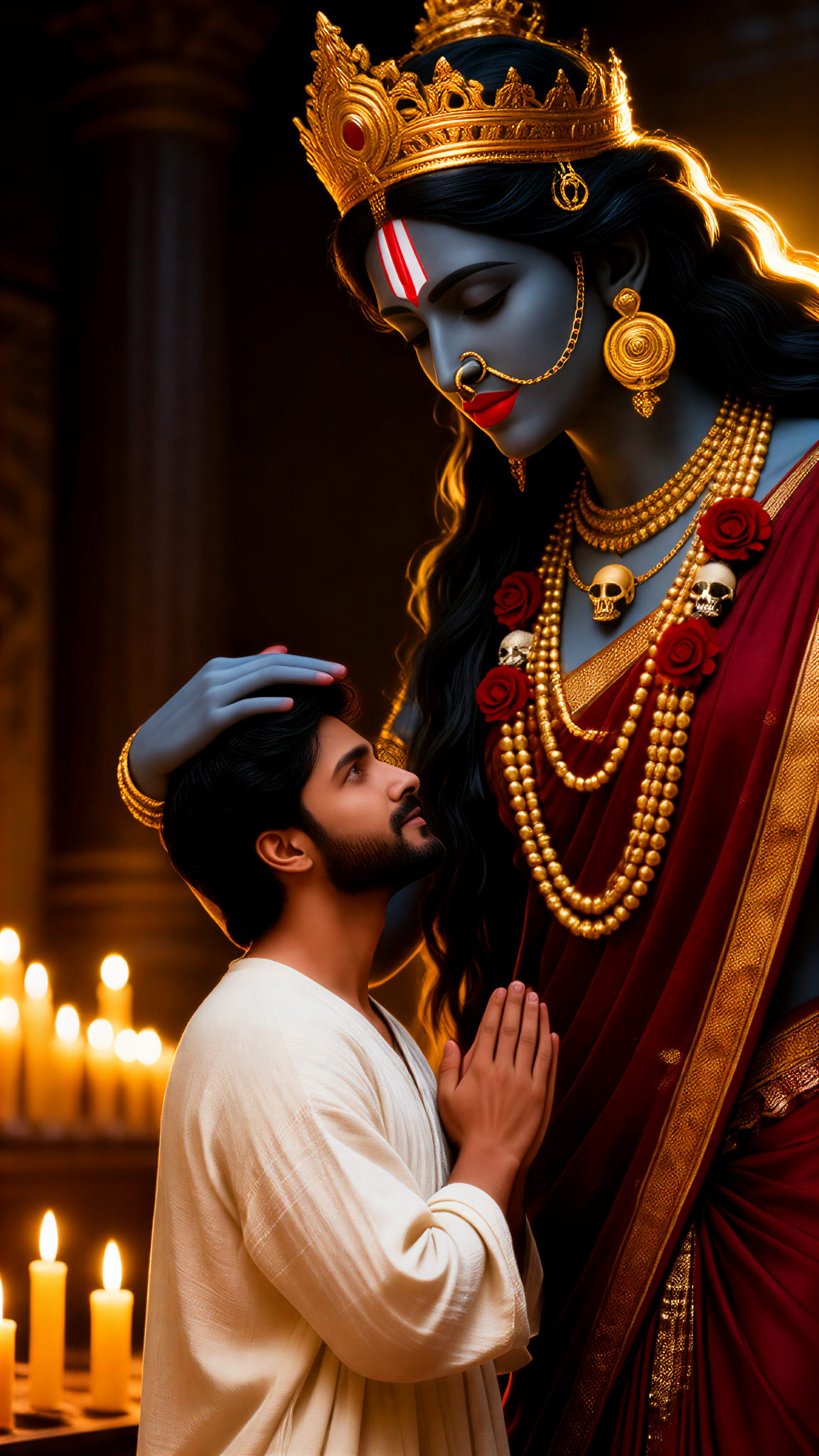 Divine Grace of Goddess Kali during Navaratri image