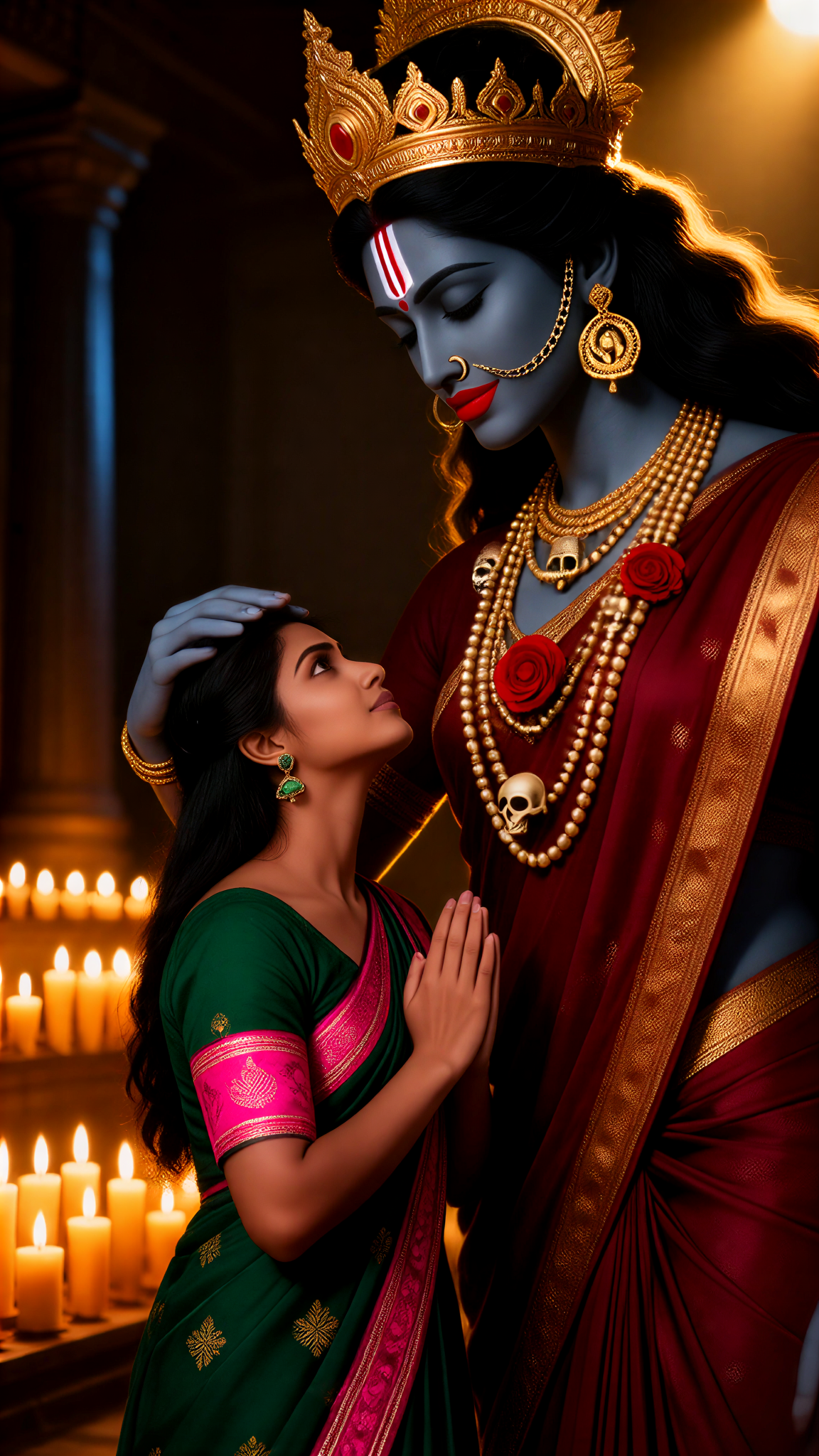 Divine Grace of Goddess Kali during Navaratri image