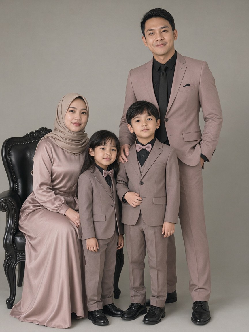 Family Portrait in Formal Attire image