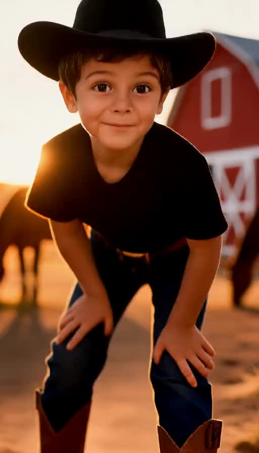 Cowboy Jungen Tanzen image