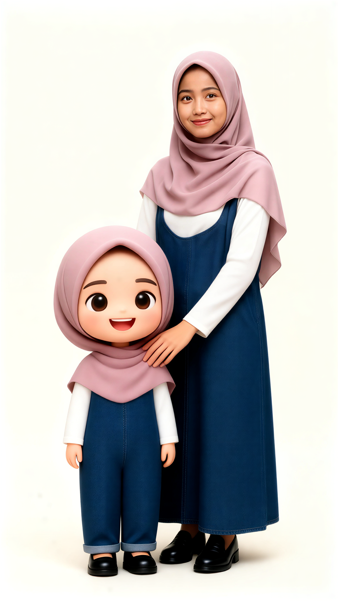 Cute and friendly sisters image
