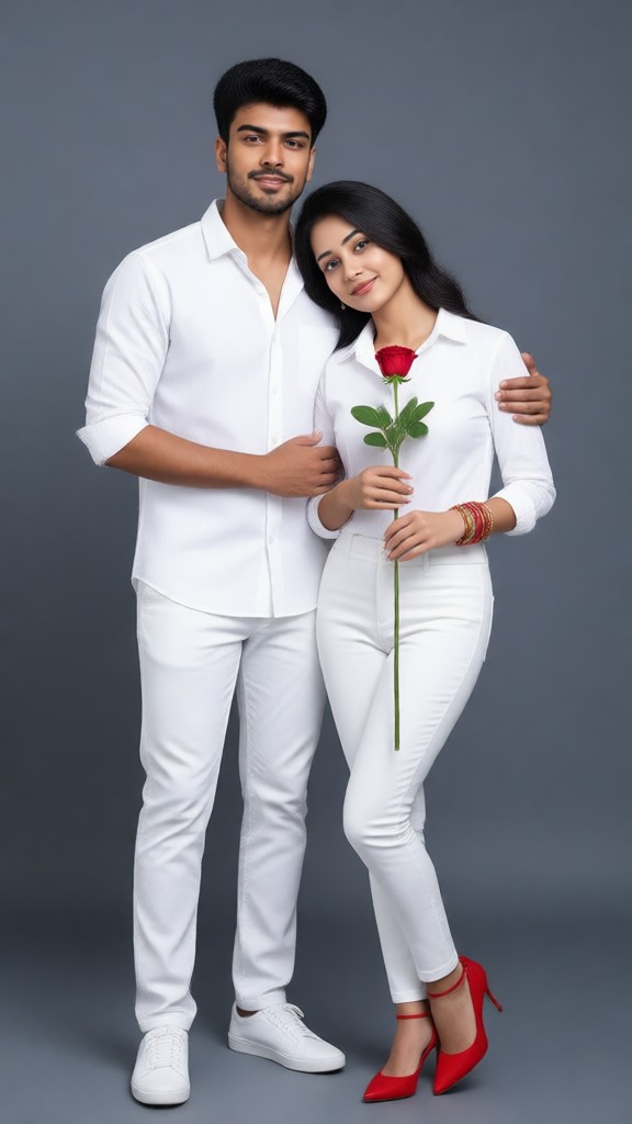 White Suit Couple image