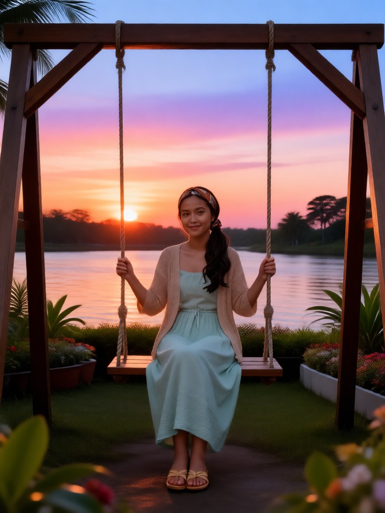 Riverside Garden Swing image