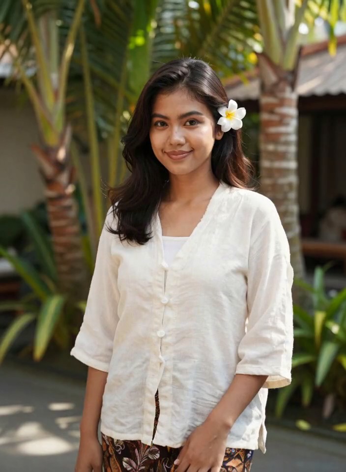 Betawi Floral Embroidered Kebaya Transformation image