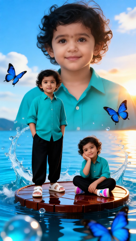 Children’s Watery Glimmer and Butterfly Shadows image