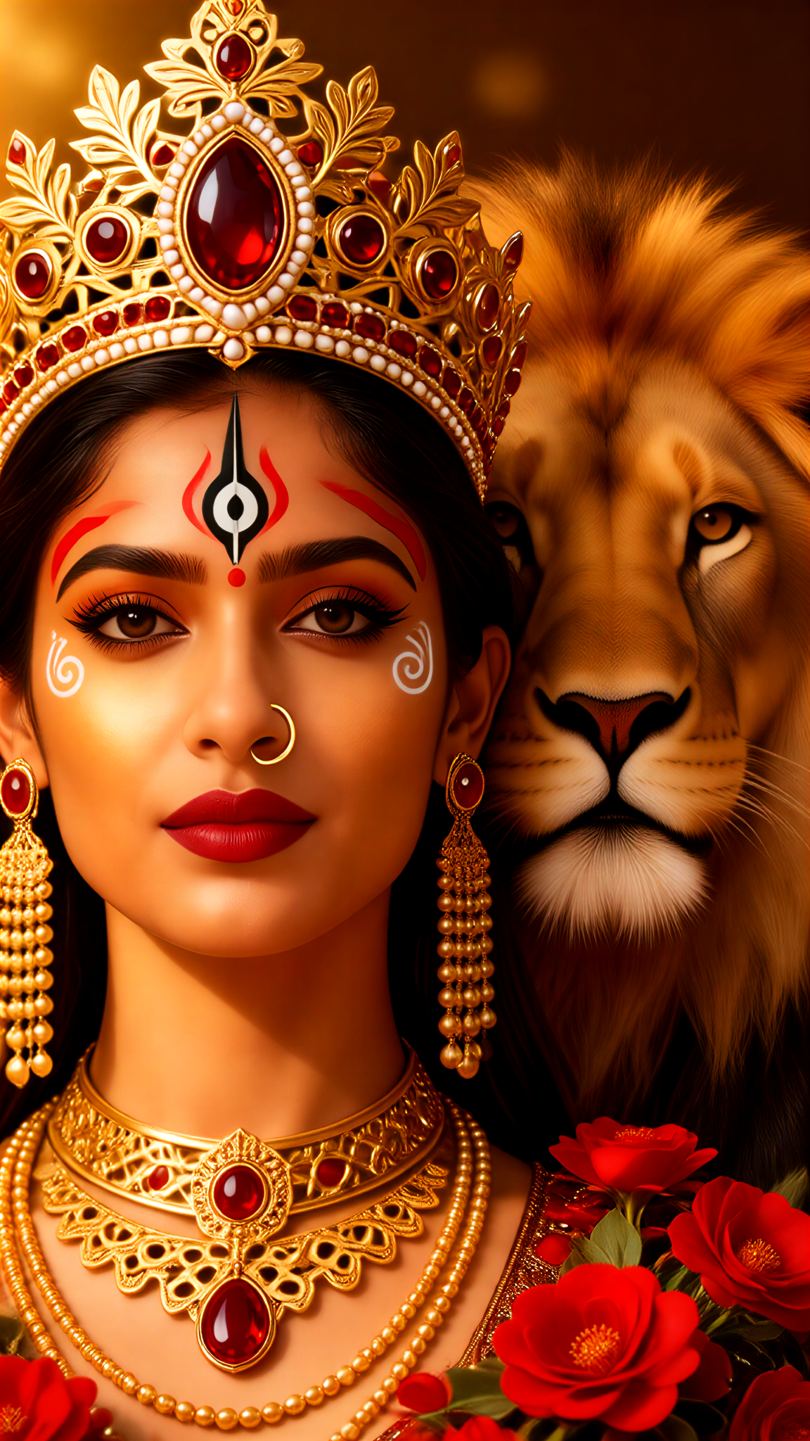 Durga und der Löwe image