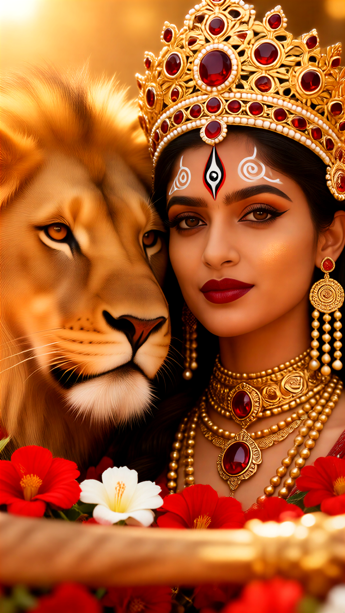 Durga und der Löwe image