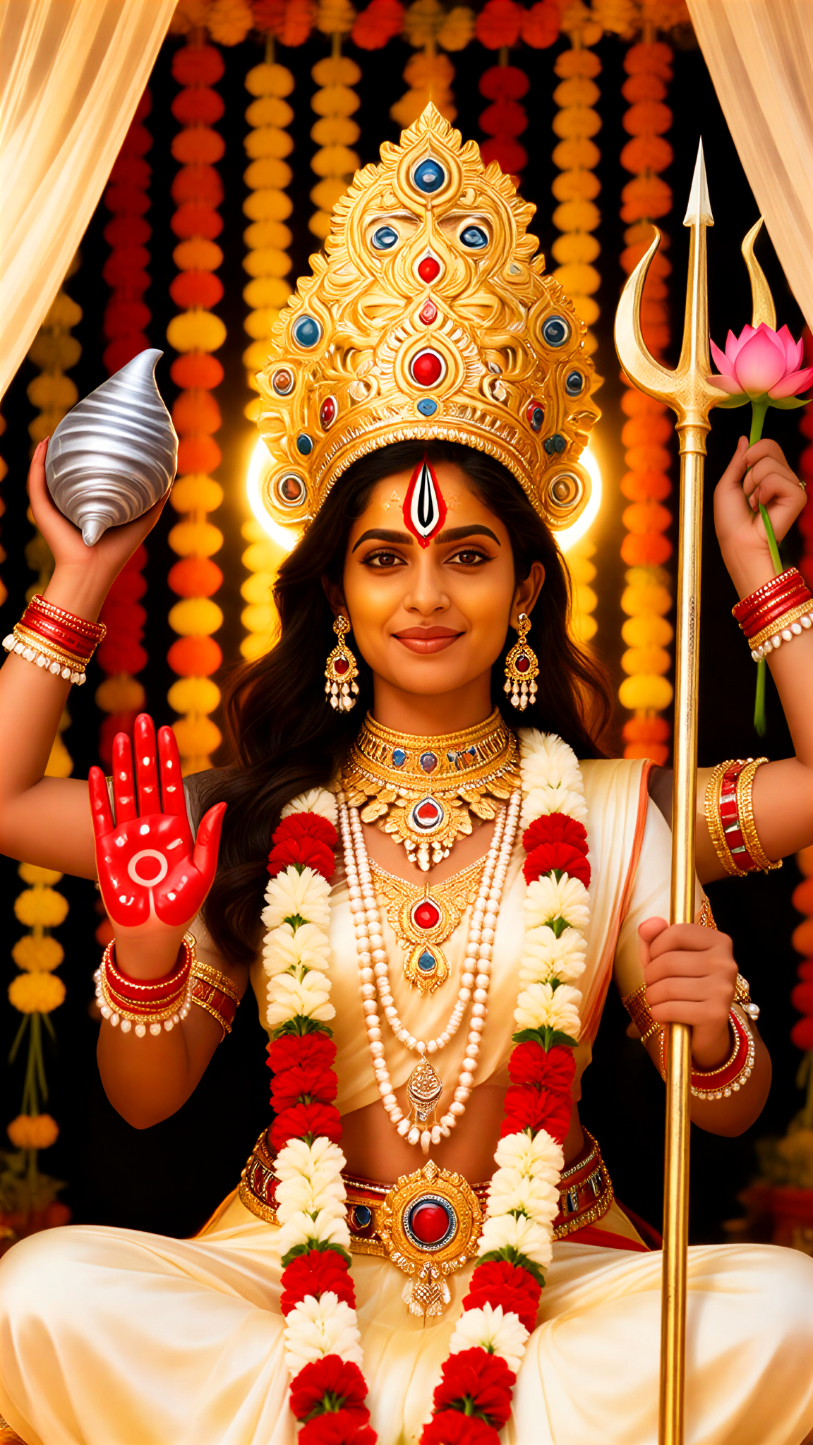 Goddess Durga styling image