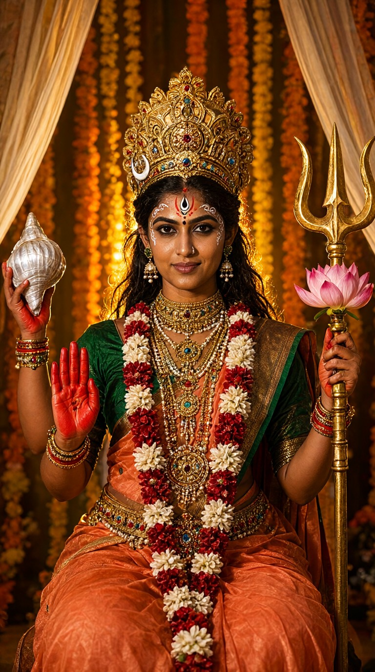 Goddess Durga styling image
