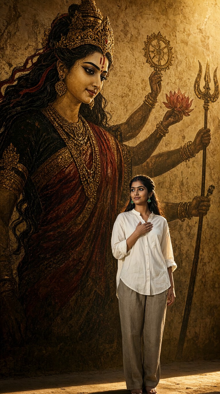 Durga mural image