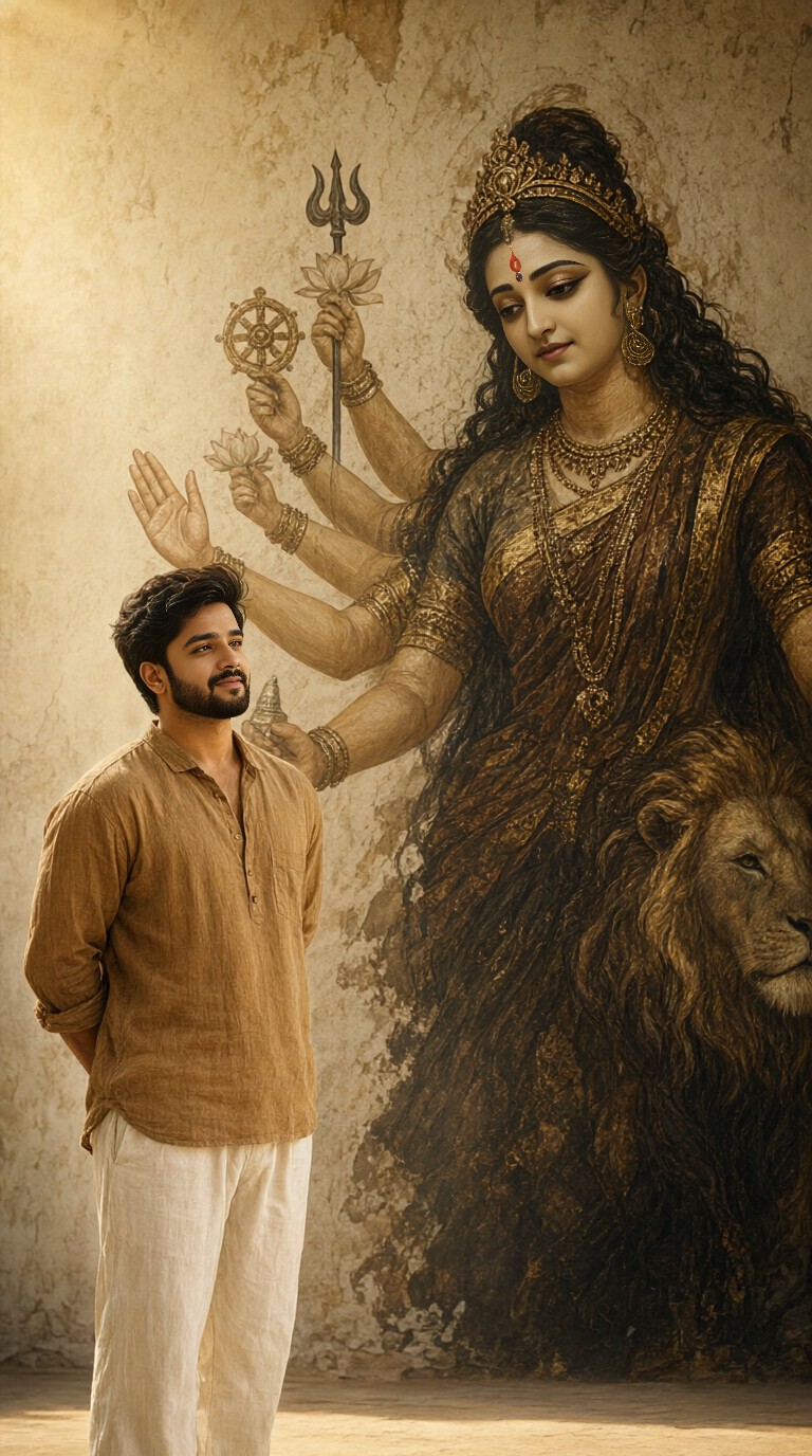 Durga mural image
