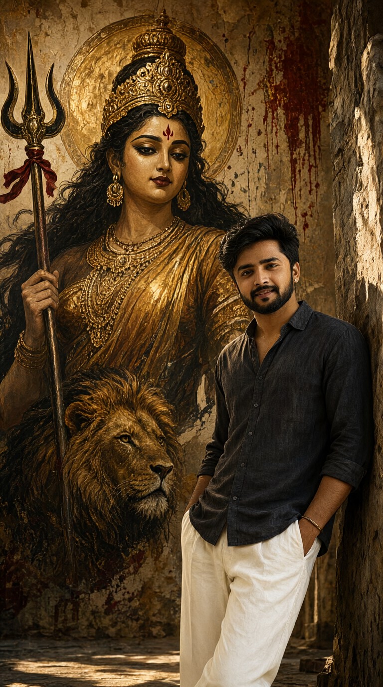 Durga mural image