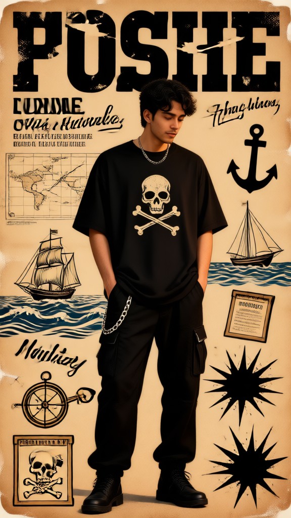 A touching portrait by a One Piece-themed editor image