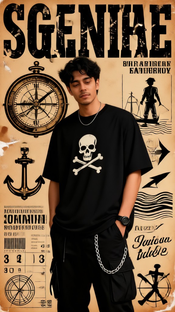 A touching portrait by a One Piece-themed editor image