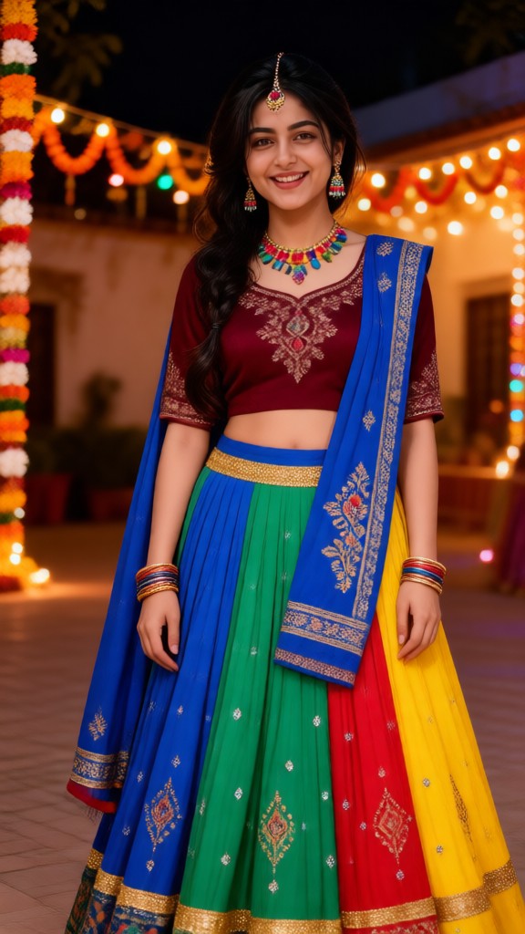 Navratri Color Mosaic image