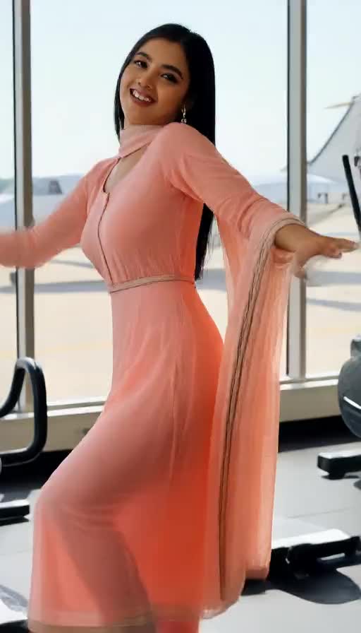 Glamorous woman dance image