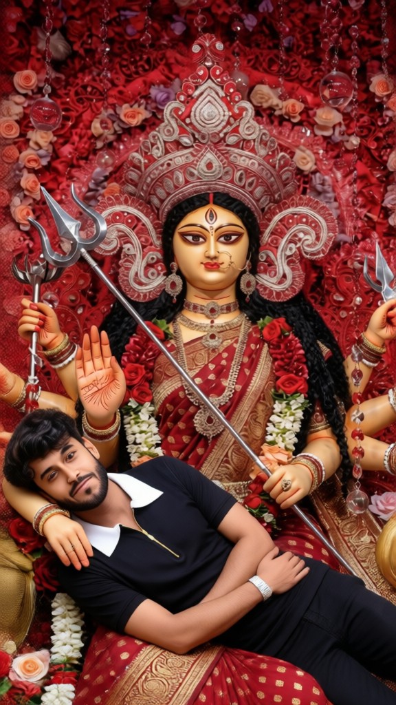 Dussehra Durga's Gentle Touch image