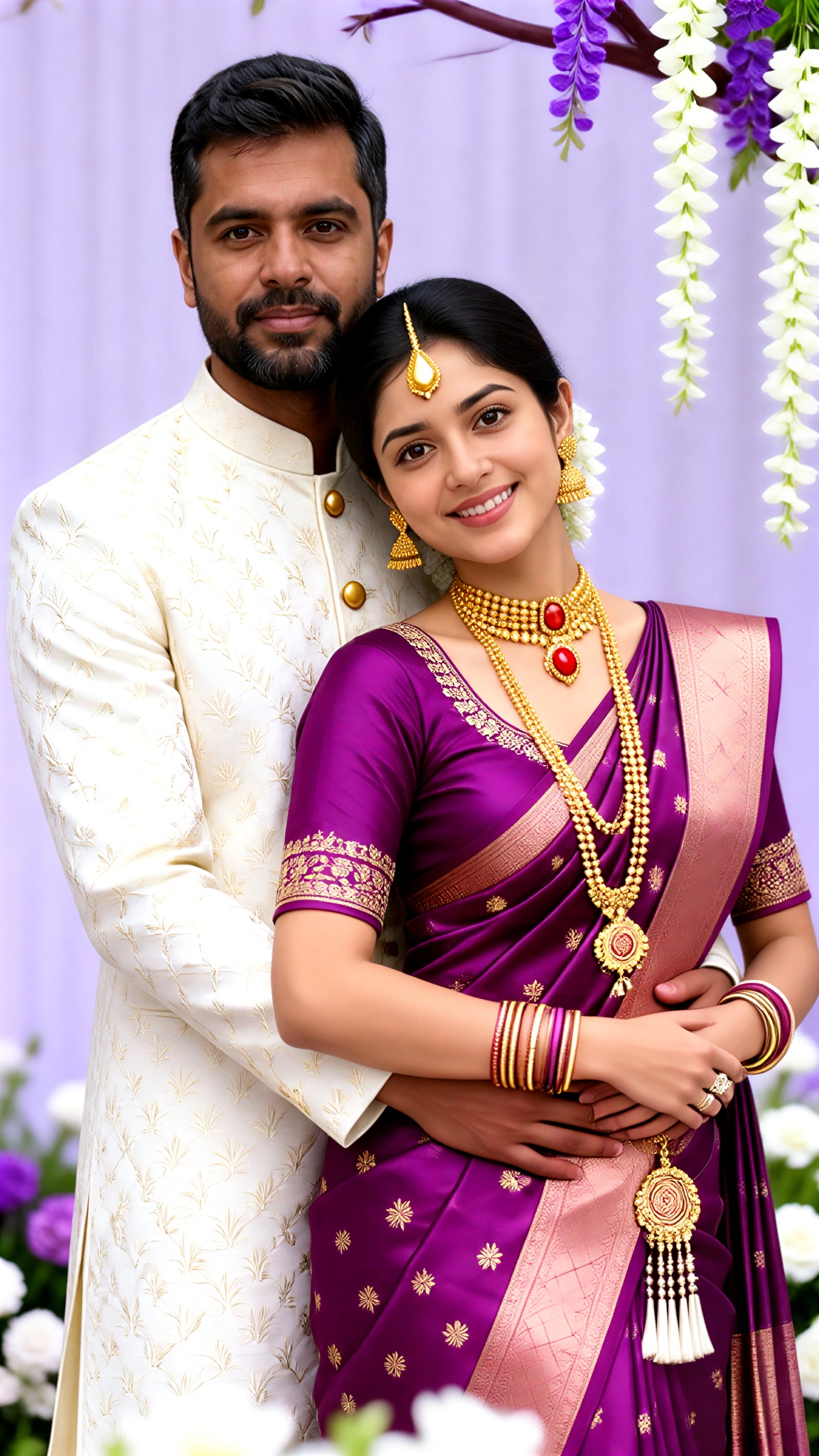 Couple Photo Shoot: A Hug from Behind image