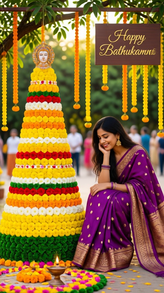 Batukama Festival Flower Tower image
