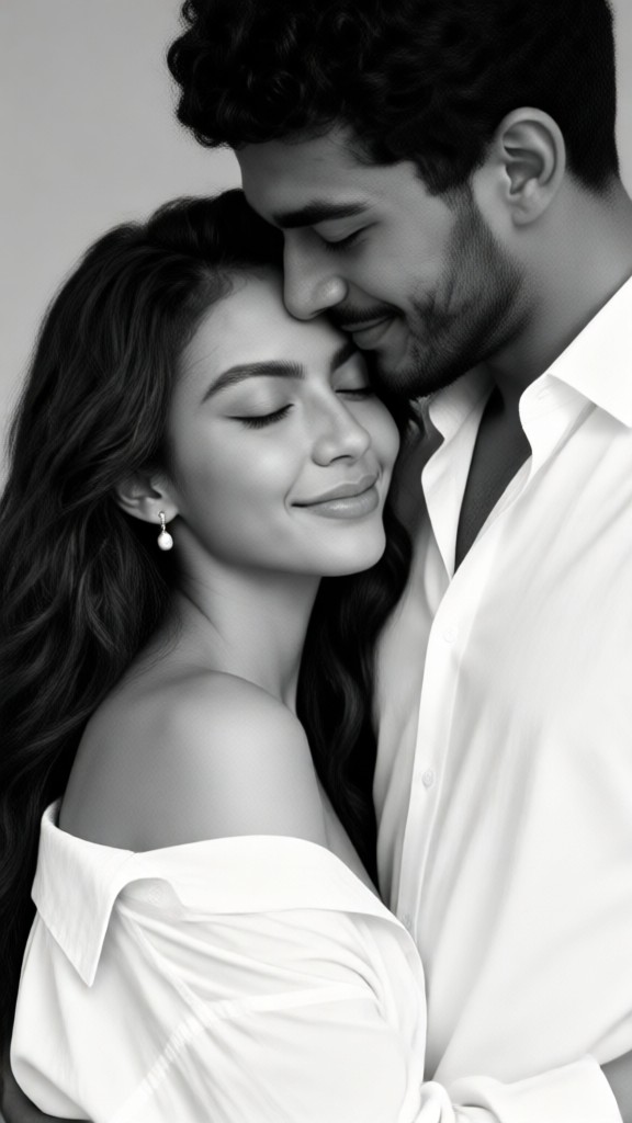 A kiss on the forehead image