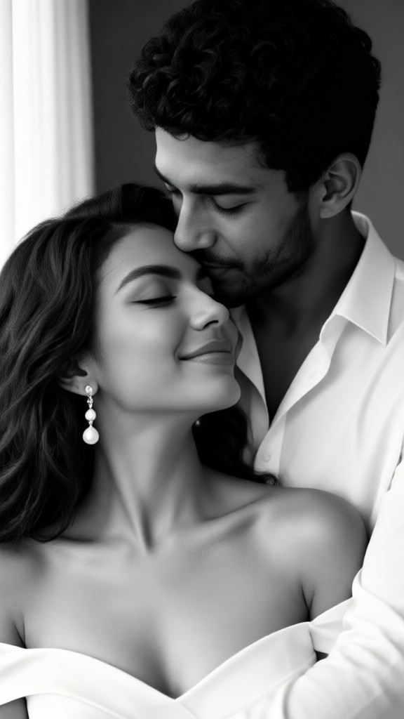 A kiss on the forehead image