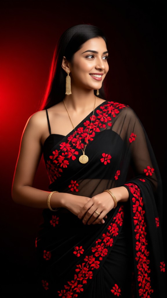 Black Red Woman image