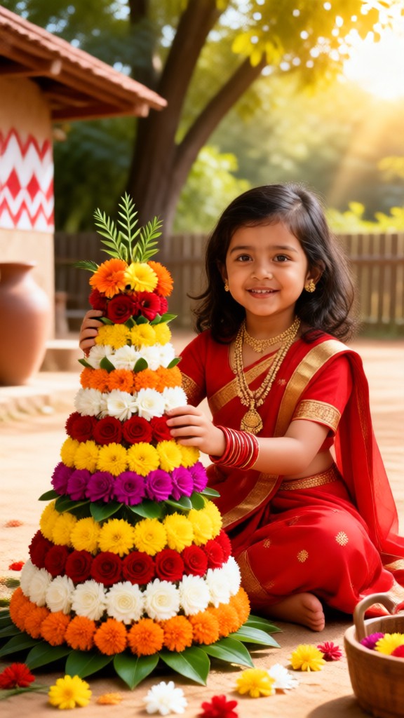Batukama Festival Flower Tower image