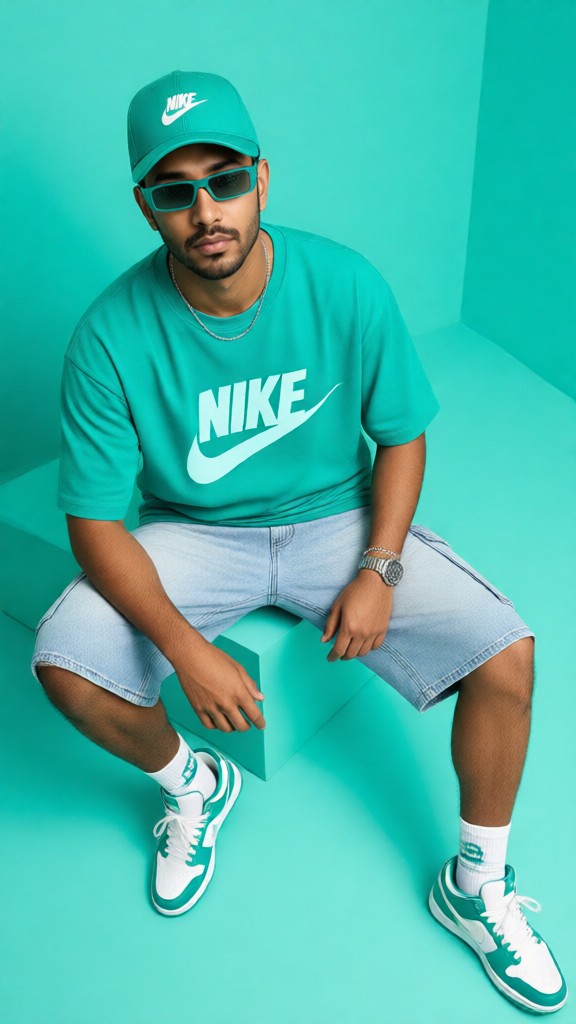 Monochrome Nike Photograph image