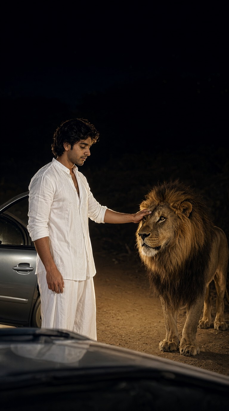 Pic-Touch The Lion image