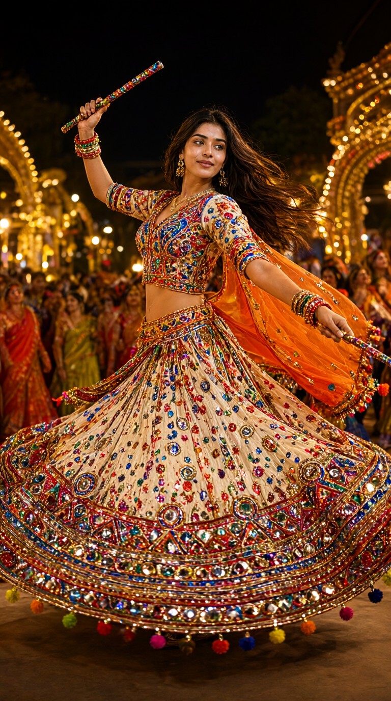 The Stick-Dancing Girl Takes to the Floor image