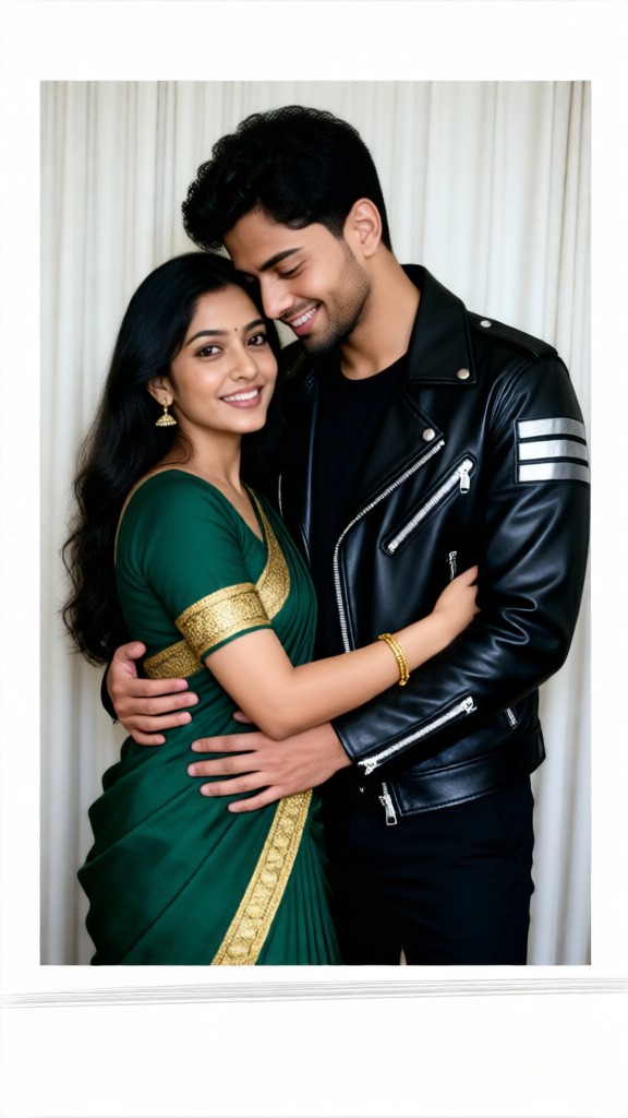 The Green Sari Woman And The Jacket Man-03 image