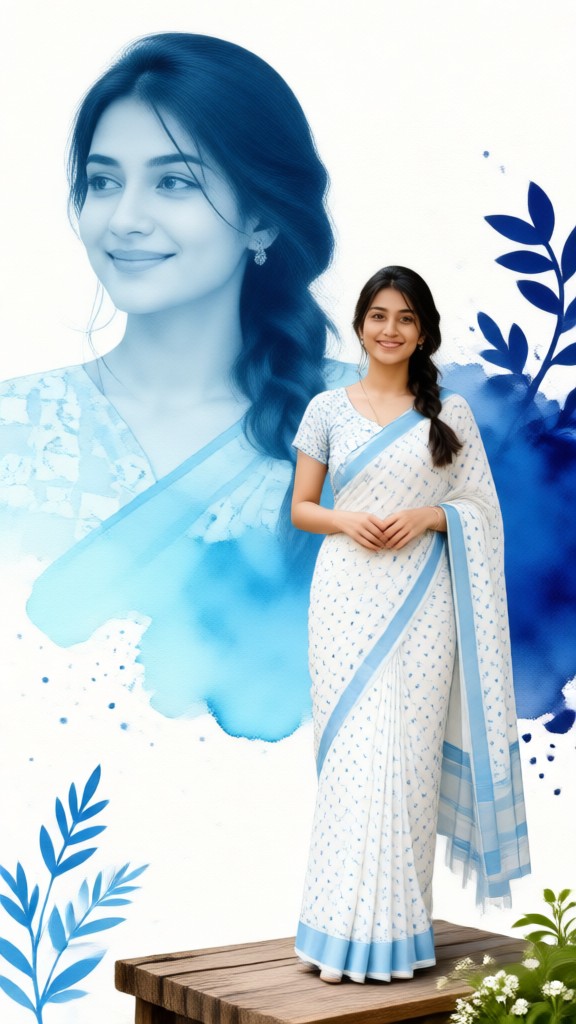 A Multicoloured Sari Duet-1 image