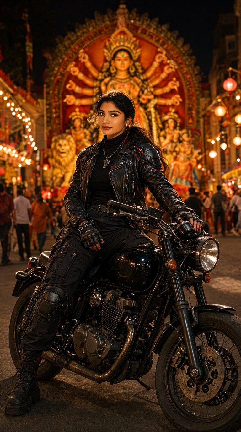 God Statue Motorcycle image