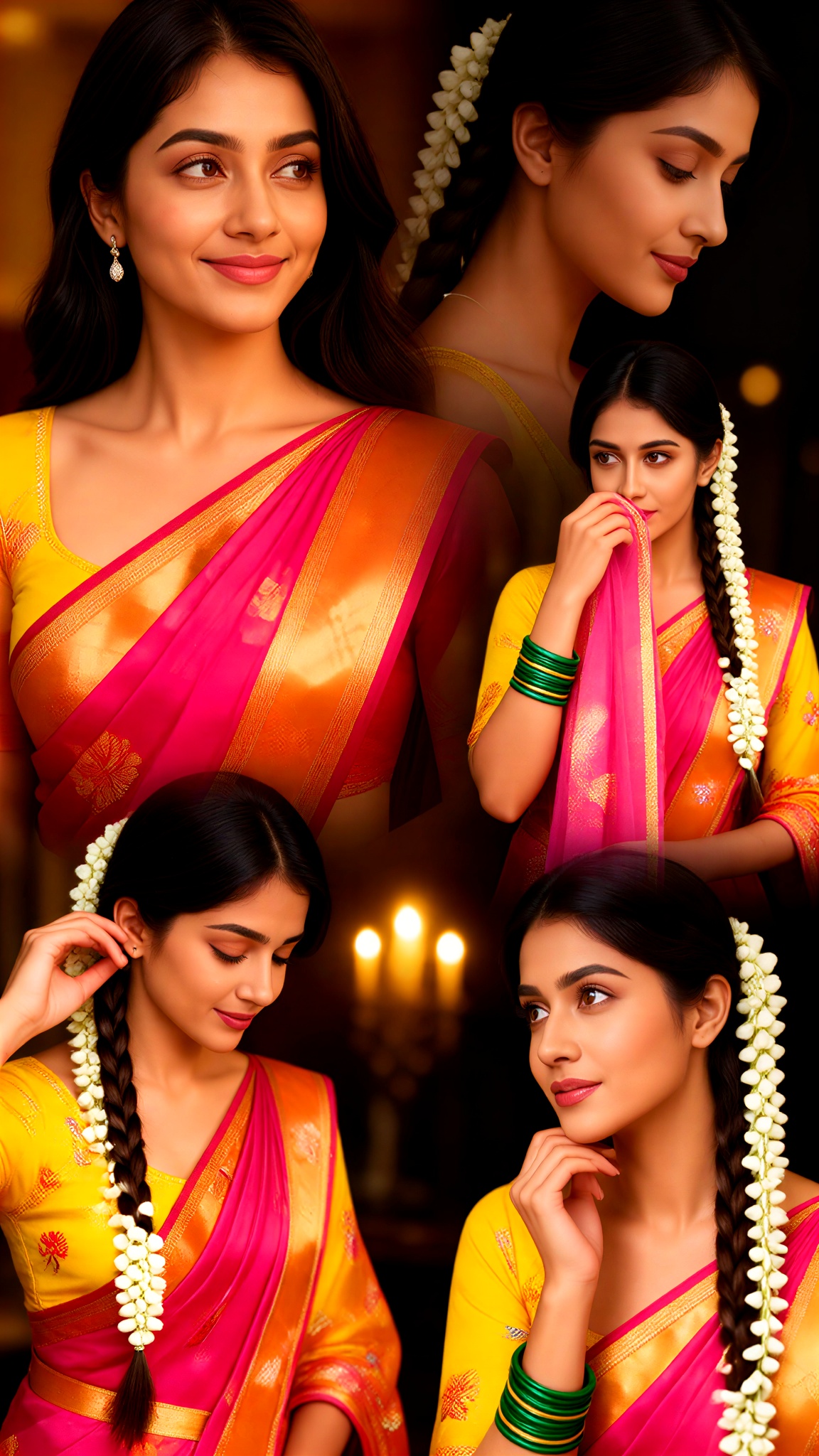 Five-Exposure Sari image