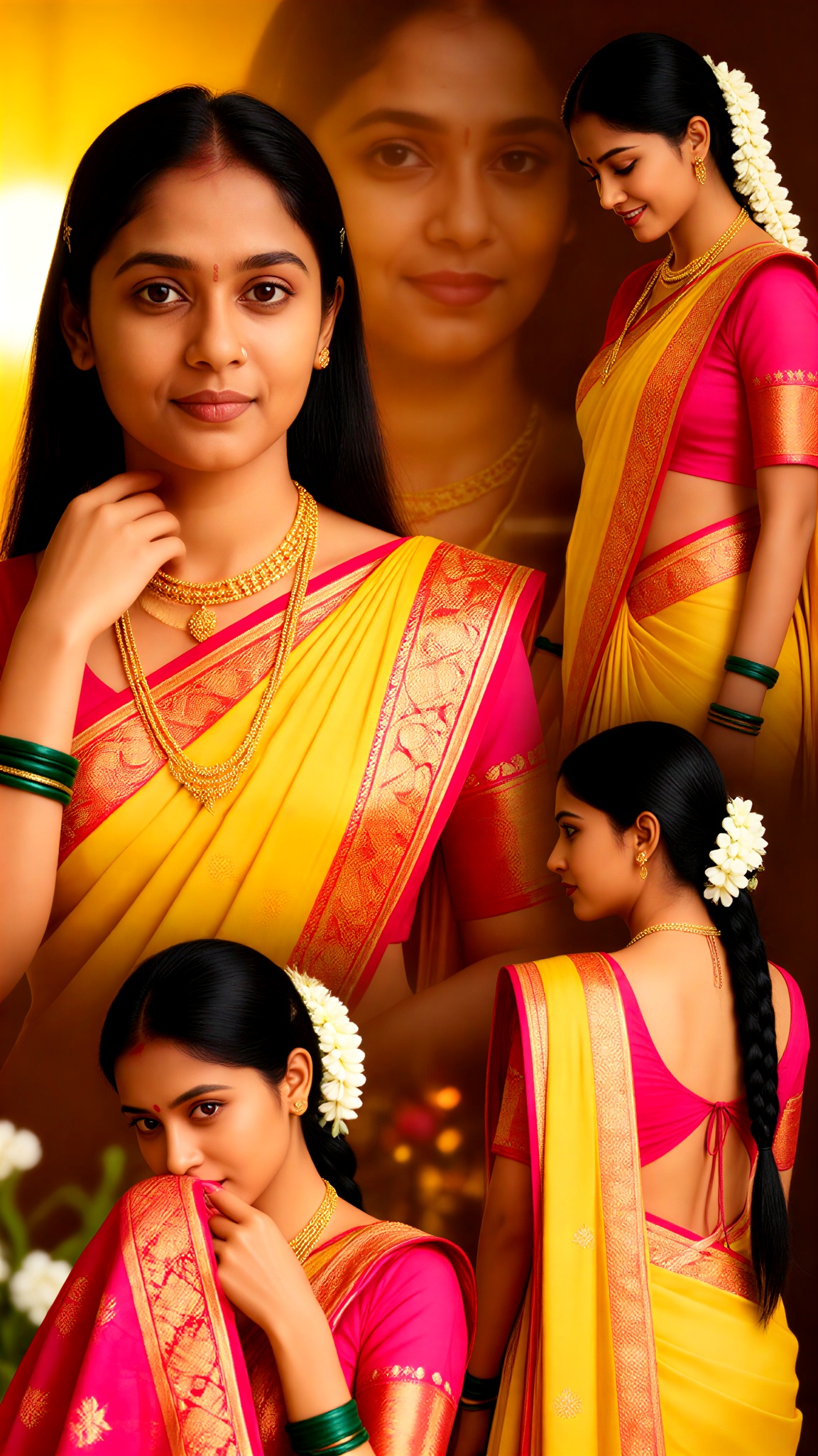 Five-Exposure Sari image