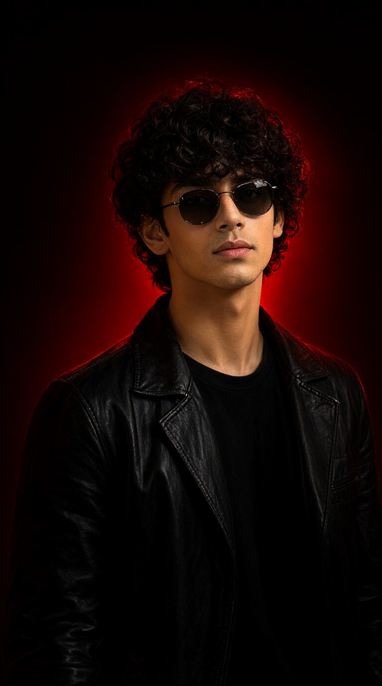 Portraits with Dark Red Tones image